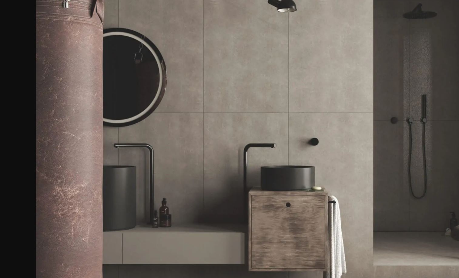 Bodenfliese Urban gris rektifiziert 60x120cm